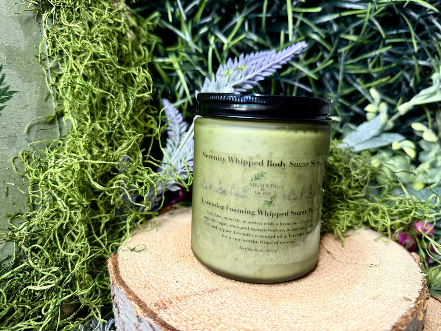 Serenity Whipped Lavendar Foaming Sugar Body Scrub