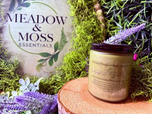 Serenity Whipped Lavendar Foaming Sugar Body Scrub